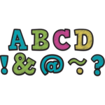 TEACHER CREATED RESOURCES Chalkboard Brights Bold Block 2" Magnetic Letters