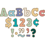 TEACHER CREATED RESOURCES Painted Wood Bold Block 4" Letters Combo Pack