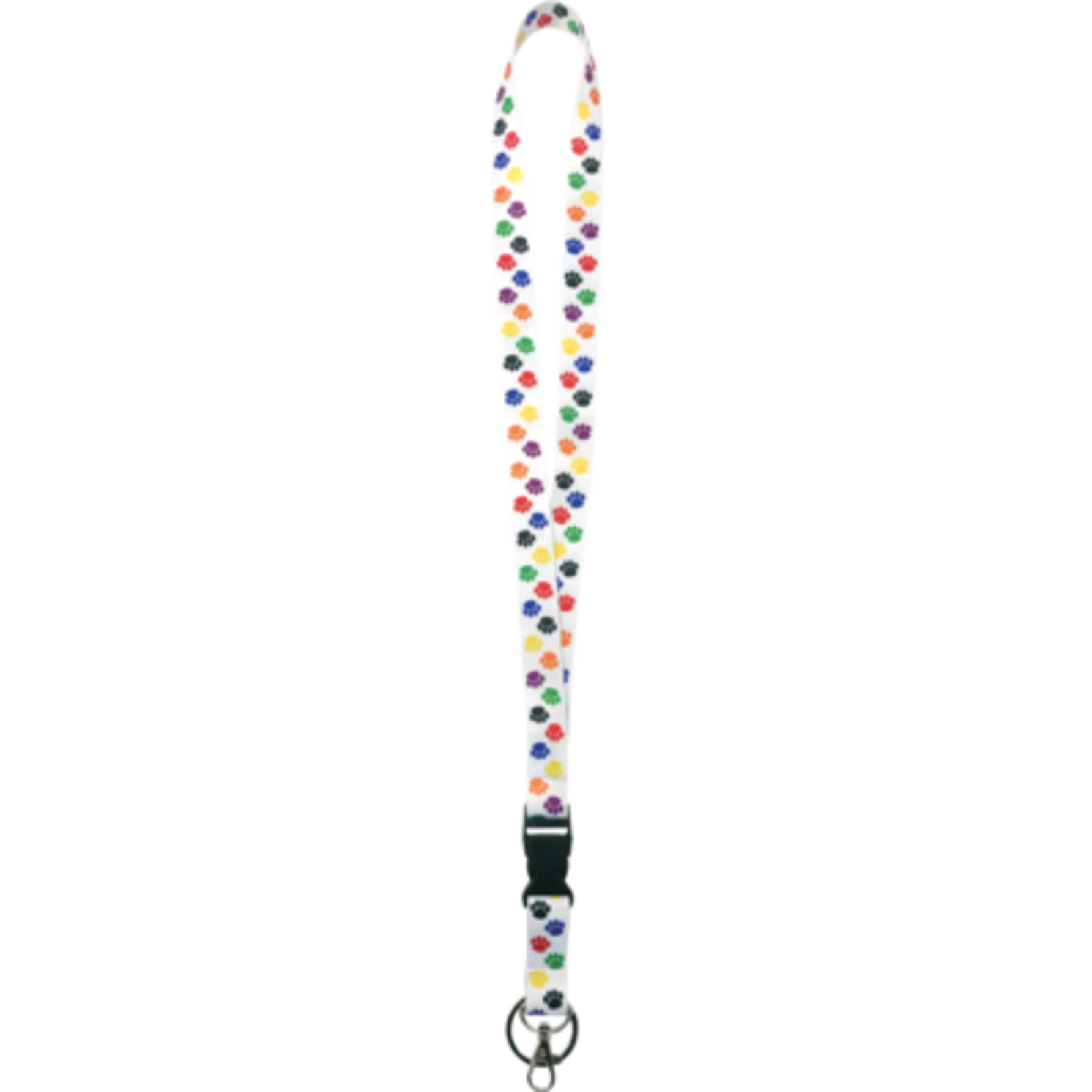 TEACHER CREATED RESOURCES Colorful Paw Prints Lanyard