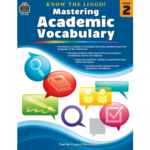 TEACHER CREATED RESOURCES Know the Lingo! Mastering Academic Vocabulary Grade 2