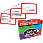 TEACHER CREATED RESOURCES I Have, Who Has Academic Vocabulary Game Grade 2-3