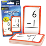 TEACHER CREATED RESOURCES Subtraction 0-12 Flash Cards