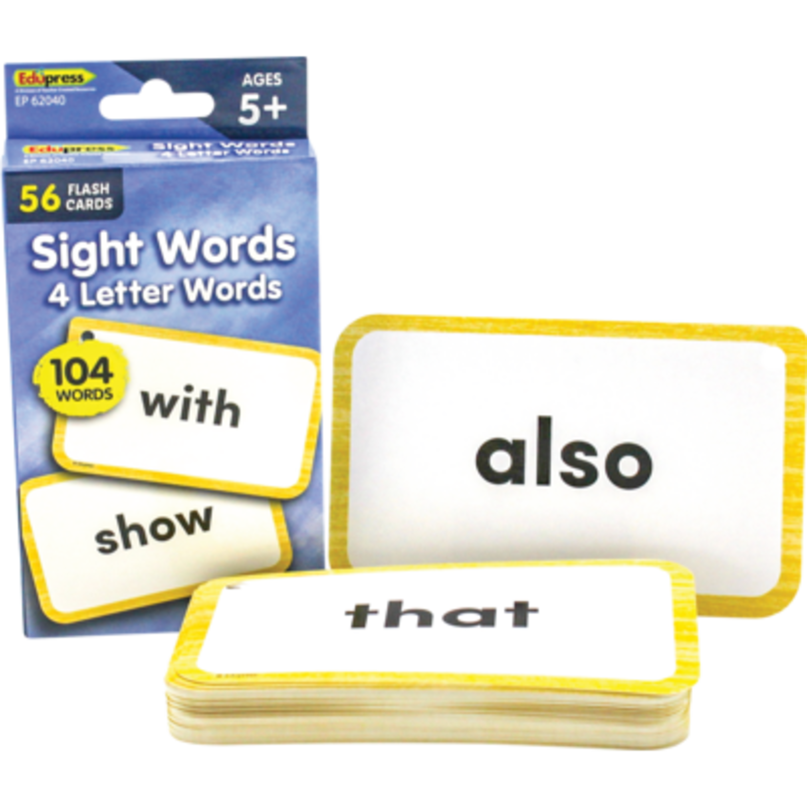 TEACHER CREATED RESOURCES 4 Letter Words Sight Words Flash Cards