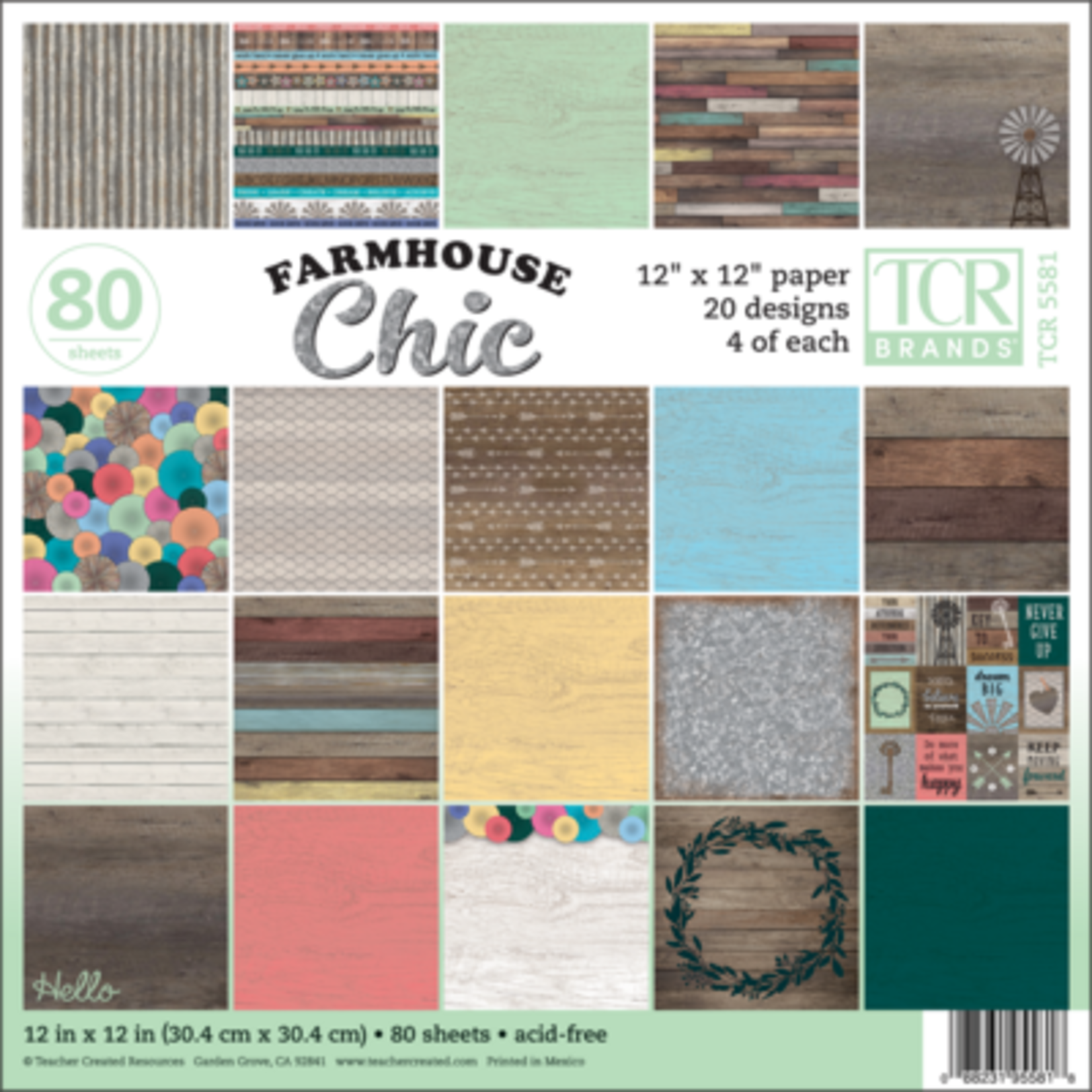 TEACHER CREATED RESOURCES Farmhouse Chic Project Paper