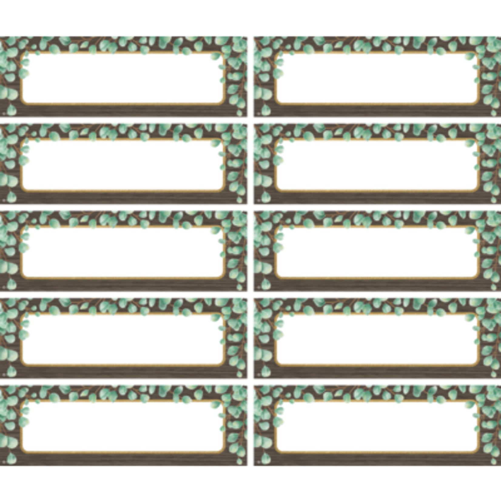 TEACHER CREATED RESOURCES Eucalyptus Labels Magnetic Accents
