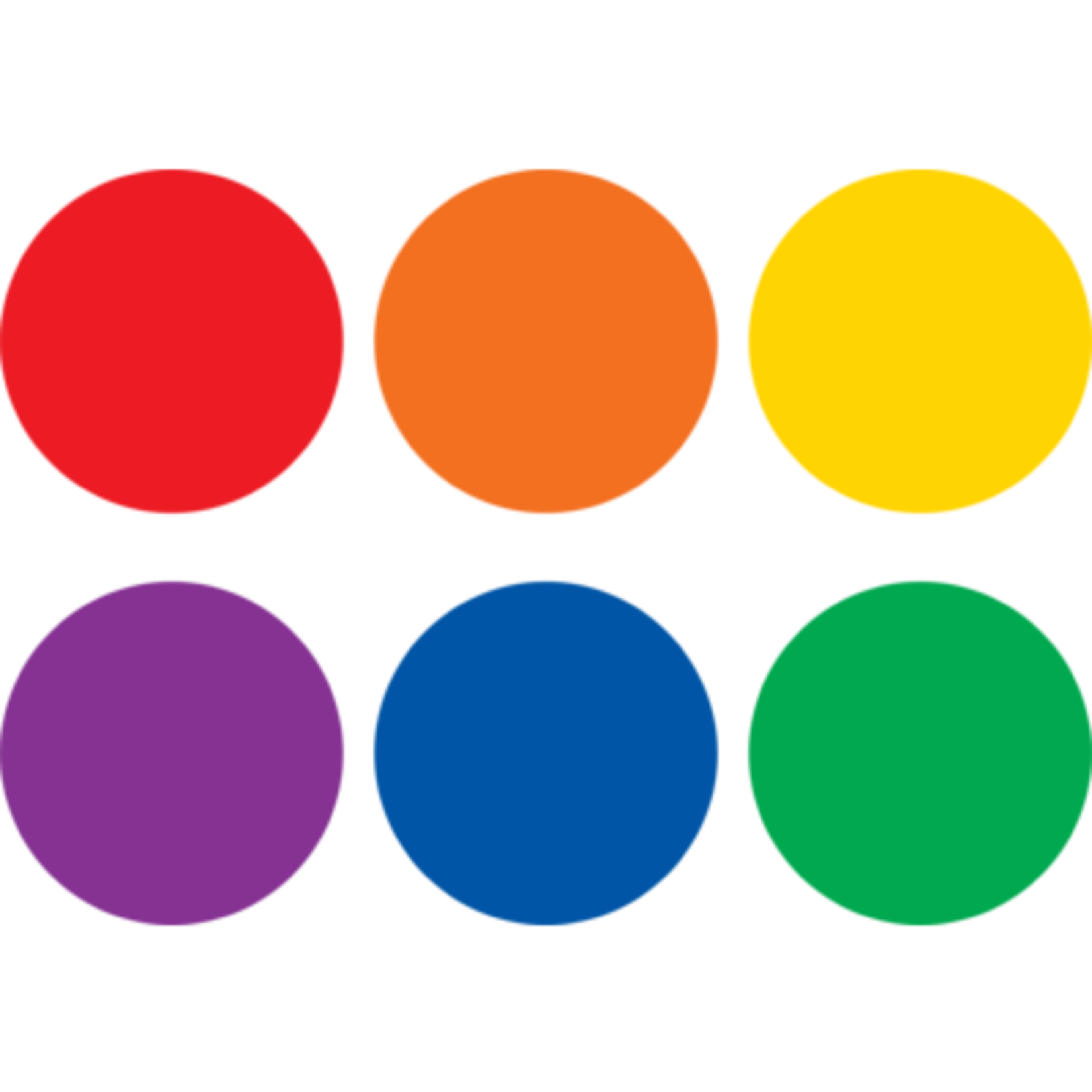 TEACHER CREATED RESOURCES Spot On Dry Erase Desktop Writing Spots Colorful Circles 4"