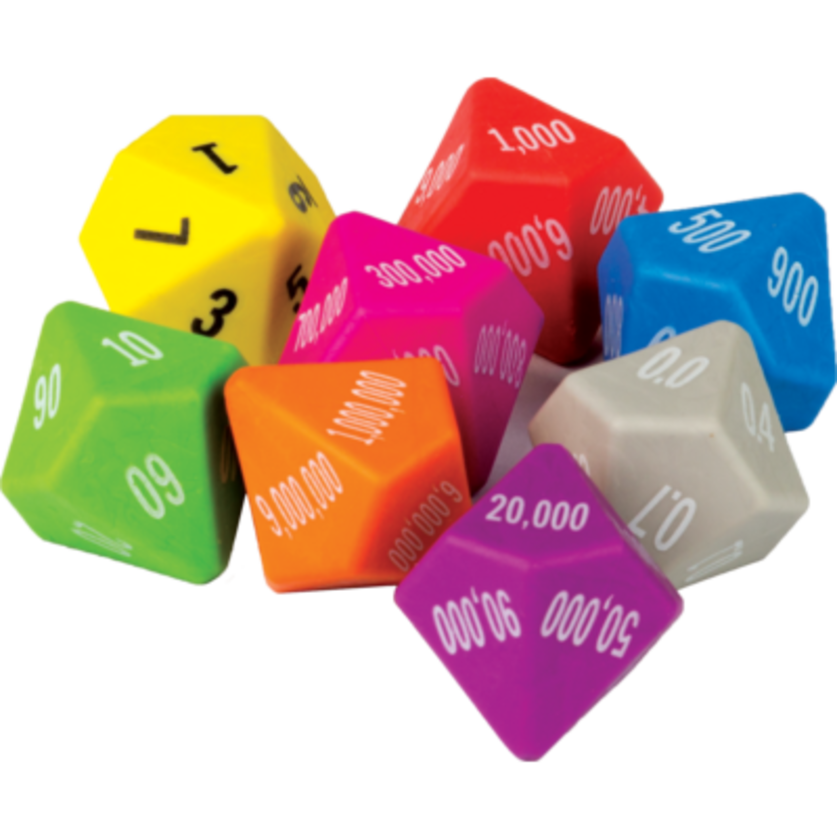 TEACHER CREATED RESOURCES Place Value Dice 8-Pack