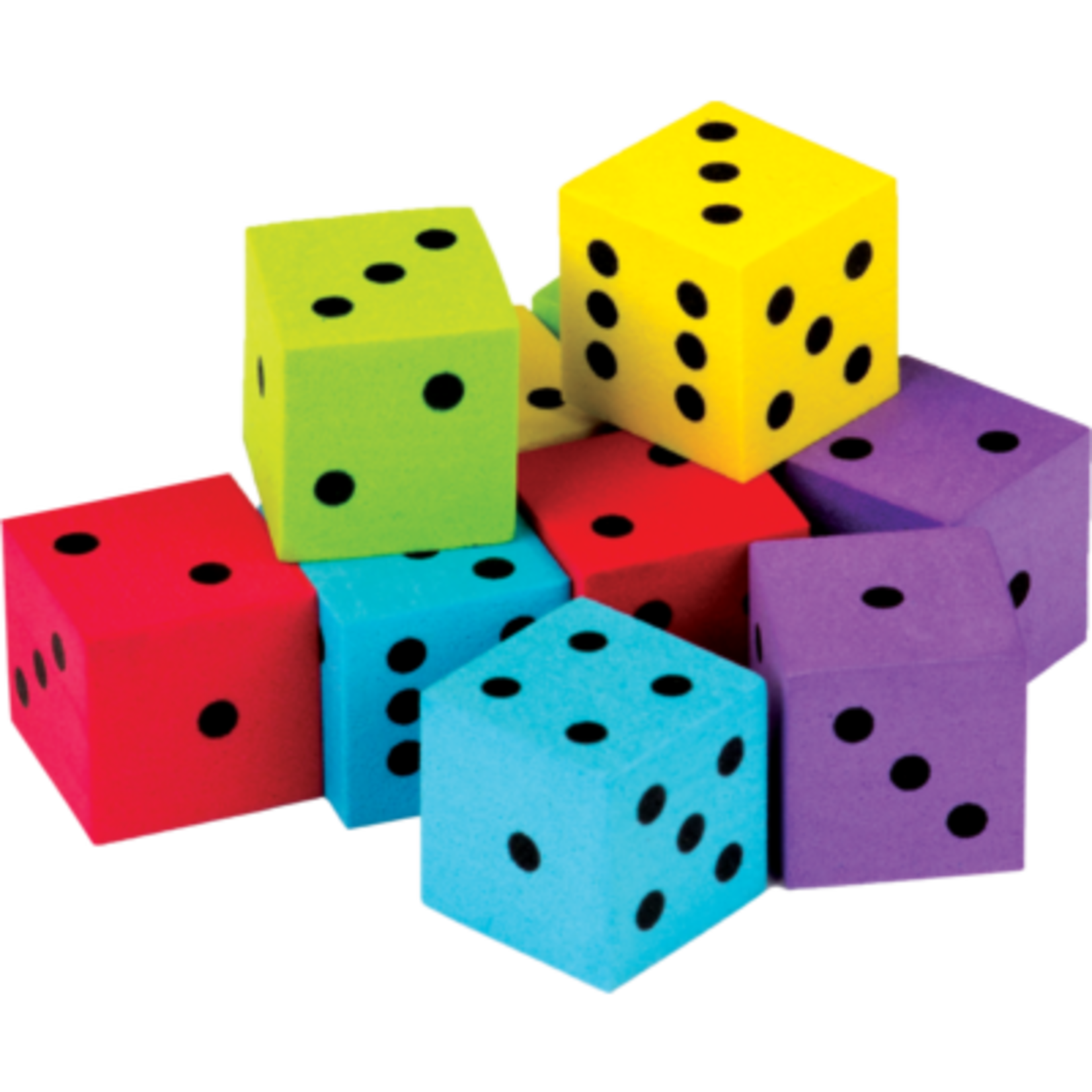 TEACHER CREATED RESOURCES Colorful Dice 20-Pack