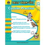 TEACHER CREATED RESOURCES Daily Warm-Ups: Cursive Practice Grades 2-4