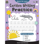 TEACHER CREATED RESOURCES Watch Me Learn: Cursive Writing Practice