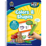 TEACHER CREATED RESOURCES Power Pen Learning Book: Shapes and Colors Grade PreK