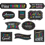 TEACHER CREATED RESOURCES Clingy Thingies Chalkboard Brights Positive Sayings Accents
