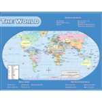 TEACHER CREATED RESOURCES World Map Chart