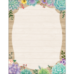 TEACHER CREATED RESOURCES Rustic Bloom Blank Chart