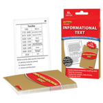 TEACHER CREATED RESOURCES Informational Text Practice Cards Red Level