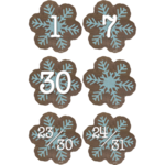 TEACHER CREATED RESOURCES Home Sweet Classroom Snowflakes Calendar Days