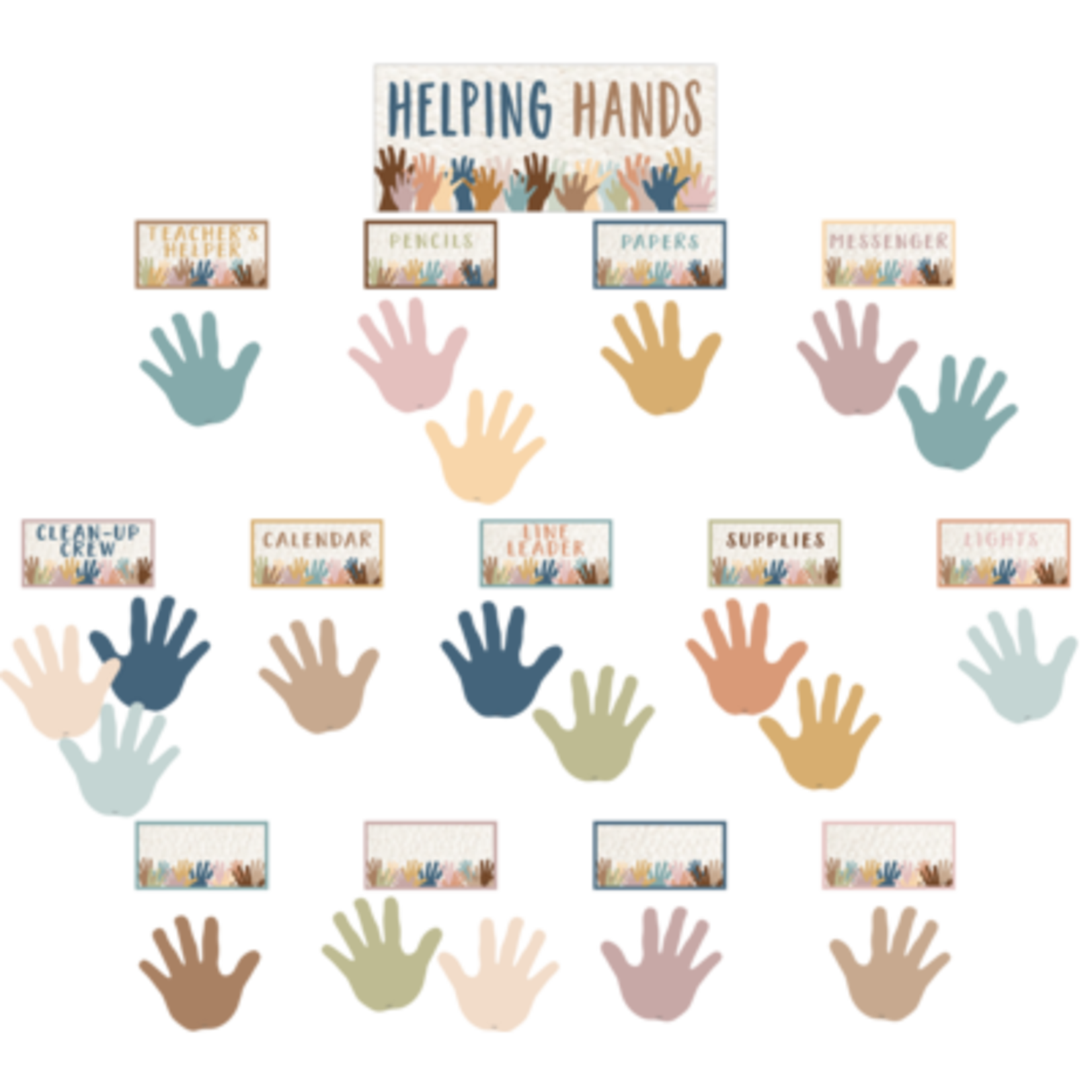 TEACHER CREATED RESOURCES Everyone is Welcome Helping Hands Mini Bulletin Board