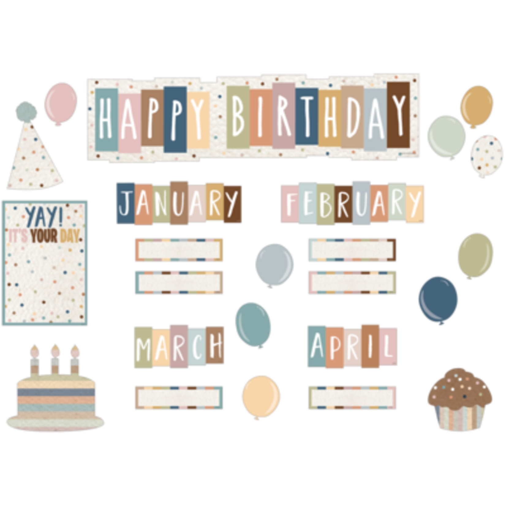 TEACHER CREATED RESOURCES Everyone is Welcome Happy Birthday Mini Bulletin Board