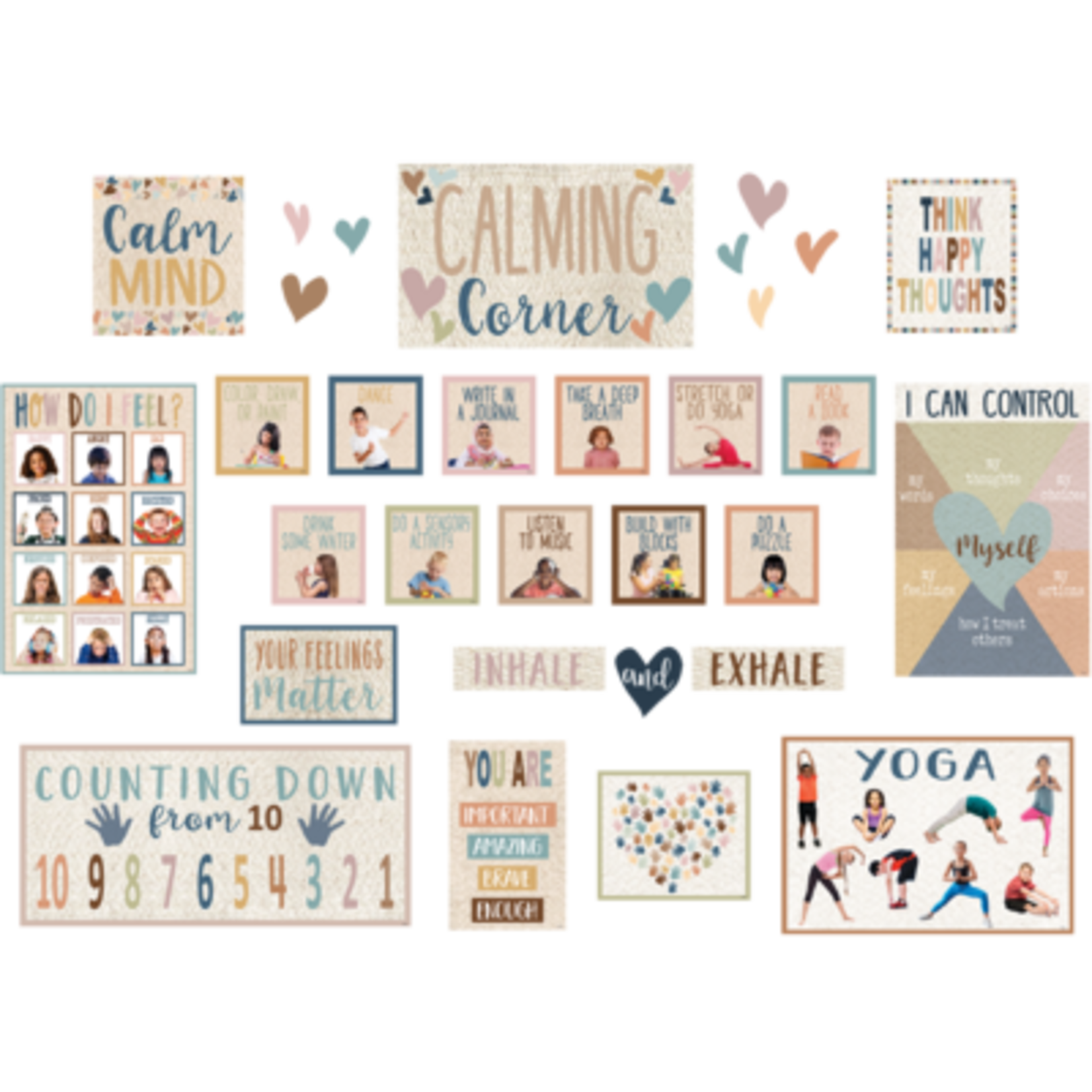 TEACHER CREATED RESOURCES Everyone is Welcome Calming Corner Bulletin Board