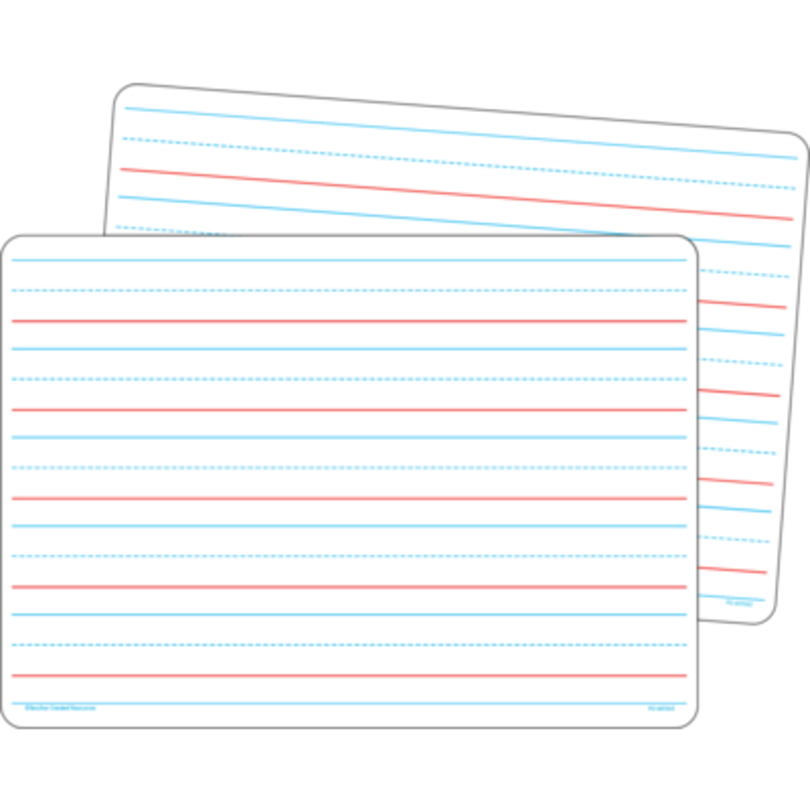 TEACHER CREATED RESOURCES Double-Sided Writing Dry Erase Boards Set of 10