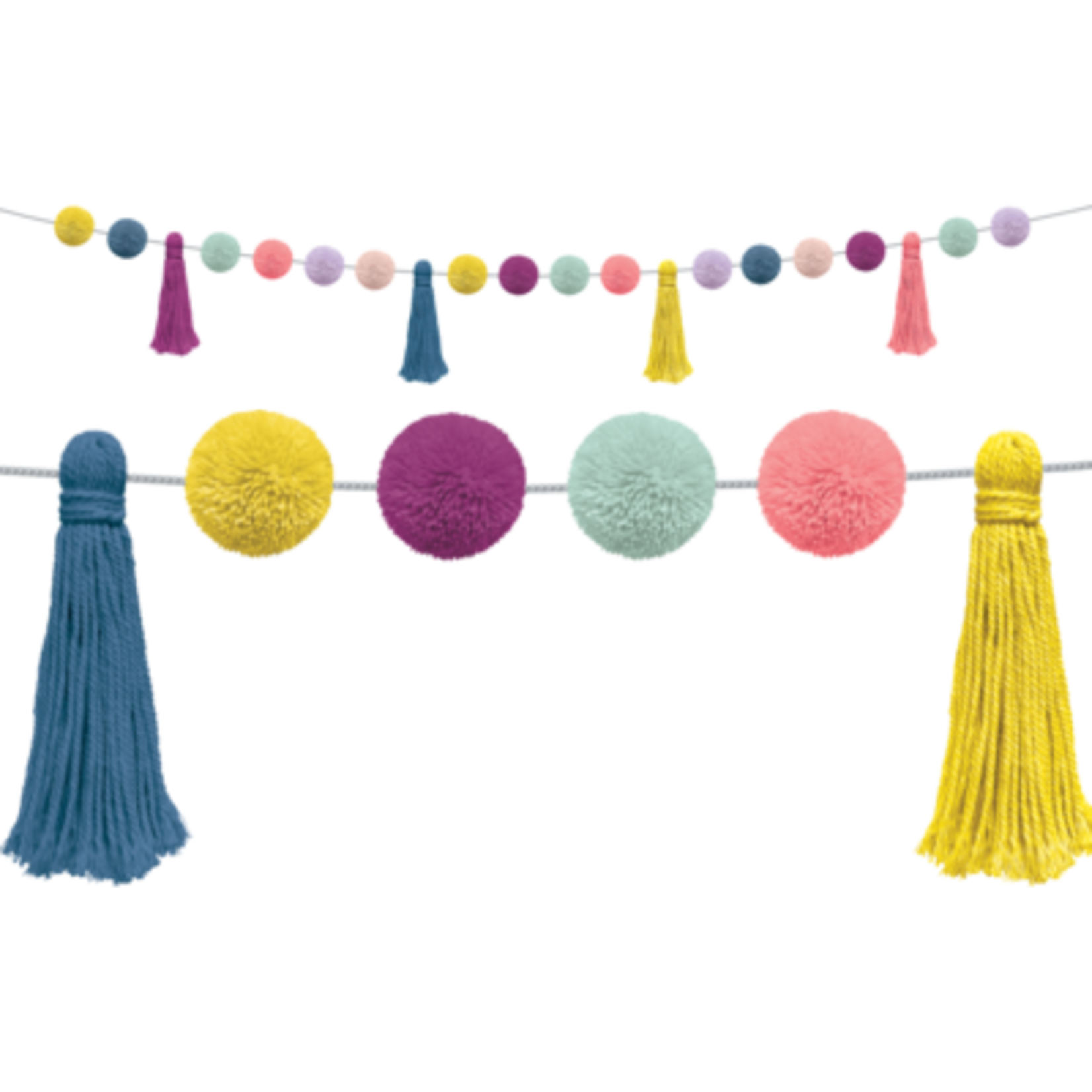 TEACHER CREATED RESOURCES Oh Happy Day Pom-Poms and Tassels Garland