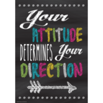TEACHER CREATED RESOURCES Your Attitude Determines Your Direction Positive Poster