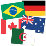 TEACHER CREATED RESOURCES International Flags Accents