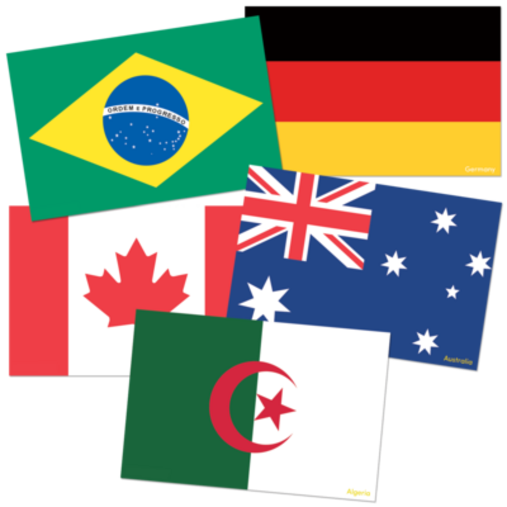 TEACHER CREATED RESOURCES International Flags Accents