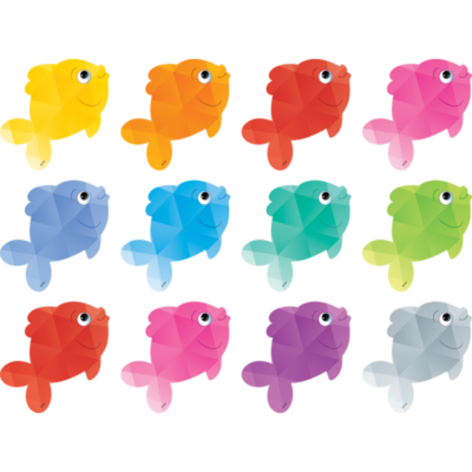 TEACHER CREATED RESOURCES Colorful Fish Mini Accents