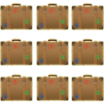 TEACHER CREATED RESOURCES Travel the Map Luggage Mini Accents