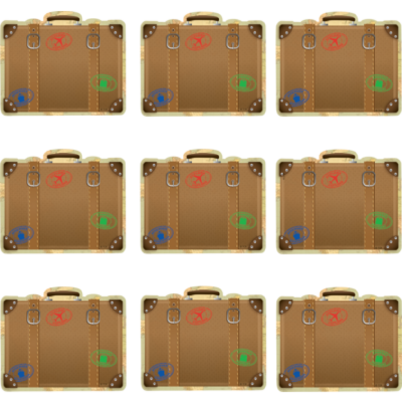 TEACHER CREATED RESOURCES Travel the Map Luggage Mini Accents