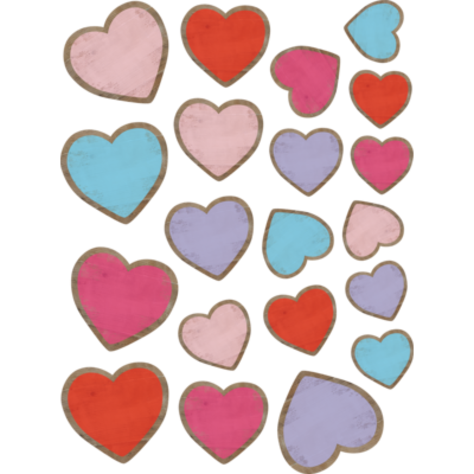 TEACHER CREATED RESOURCES Home Sweet Classroom Hearts Accents - Assorted Sizes