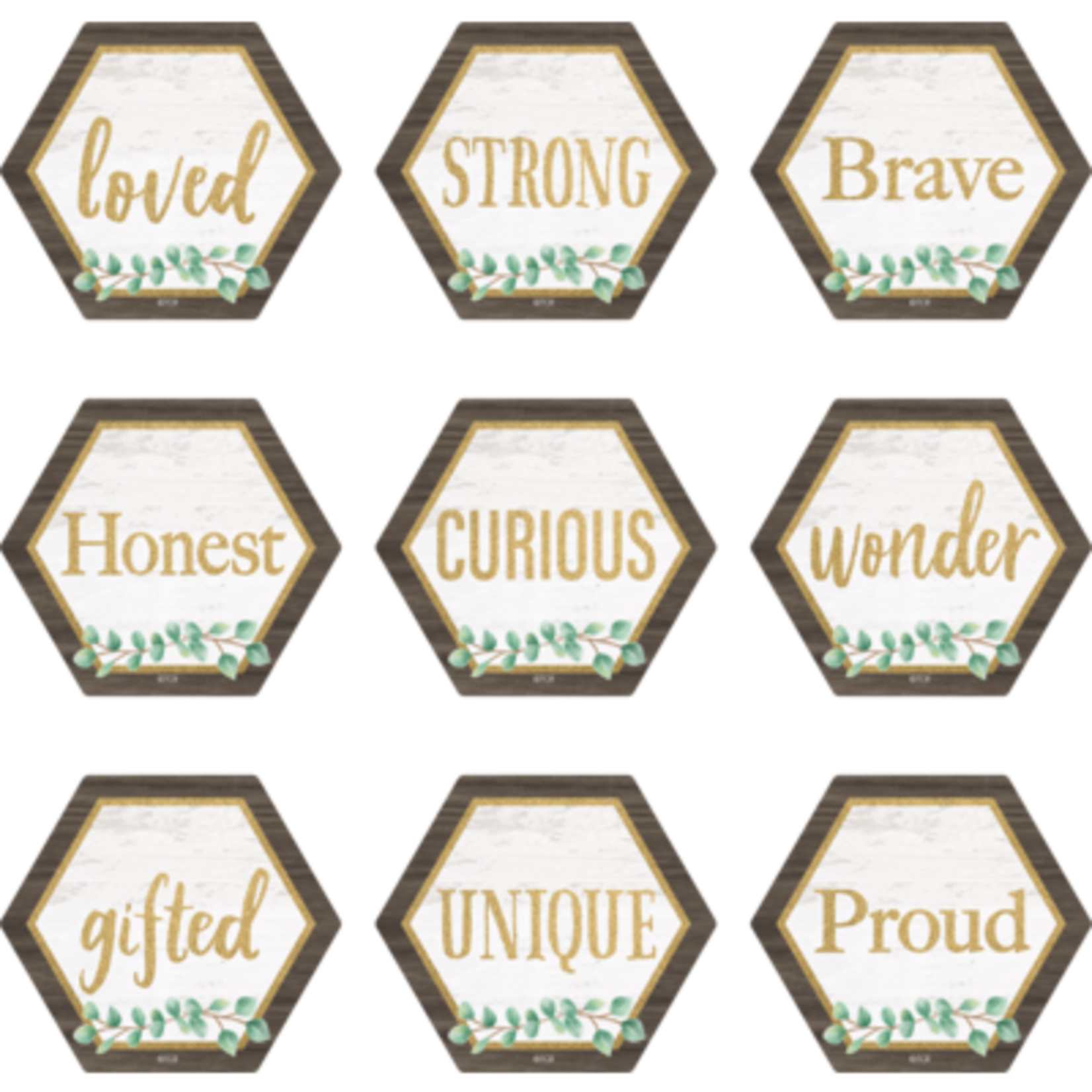 TEACHER CREATED RESOURCES Eucalyptus Positive Words Mini Accents