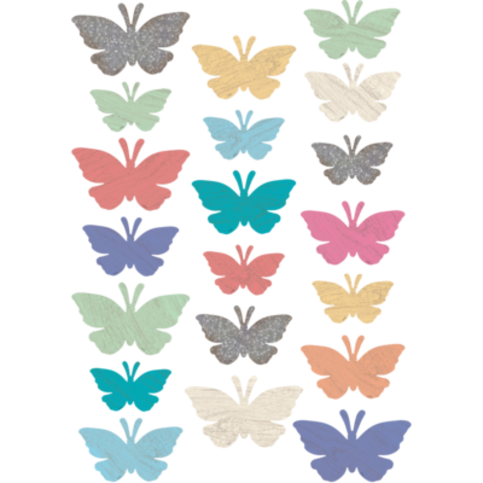 TEACHER CREATED RESOURCES Home Sweet Classroom Butterflies Accents - Assorted Sizes