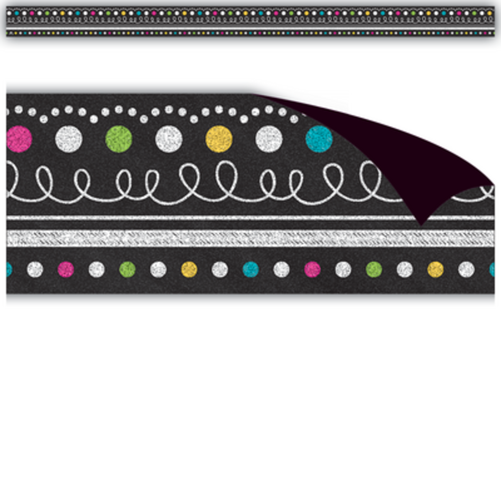 TEACHER CREATED RESOURCES Chalkboard Brights Magnetic Border