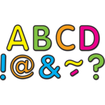 TEACHER CREATED RESOURCES Neon Brights Classic 2" Magnetic Letters