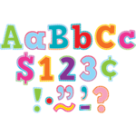 TEACHER CREATED RESOURCES Colorful Vibes Bold Block 4" Letters Combo Pack