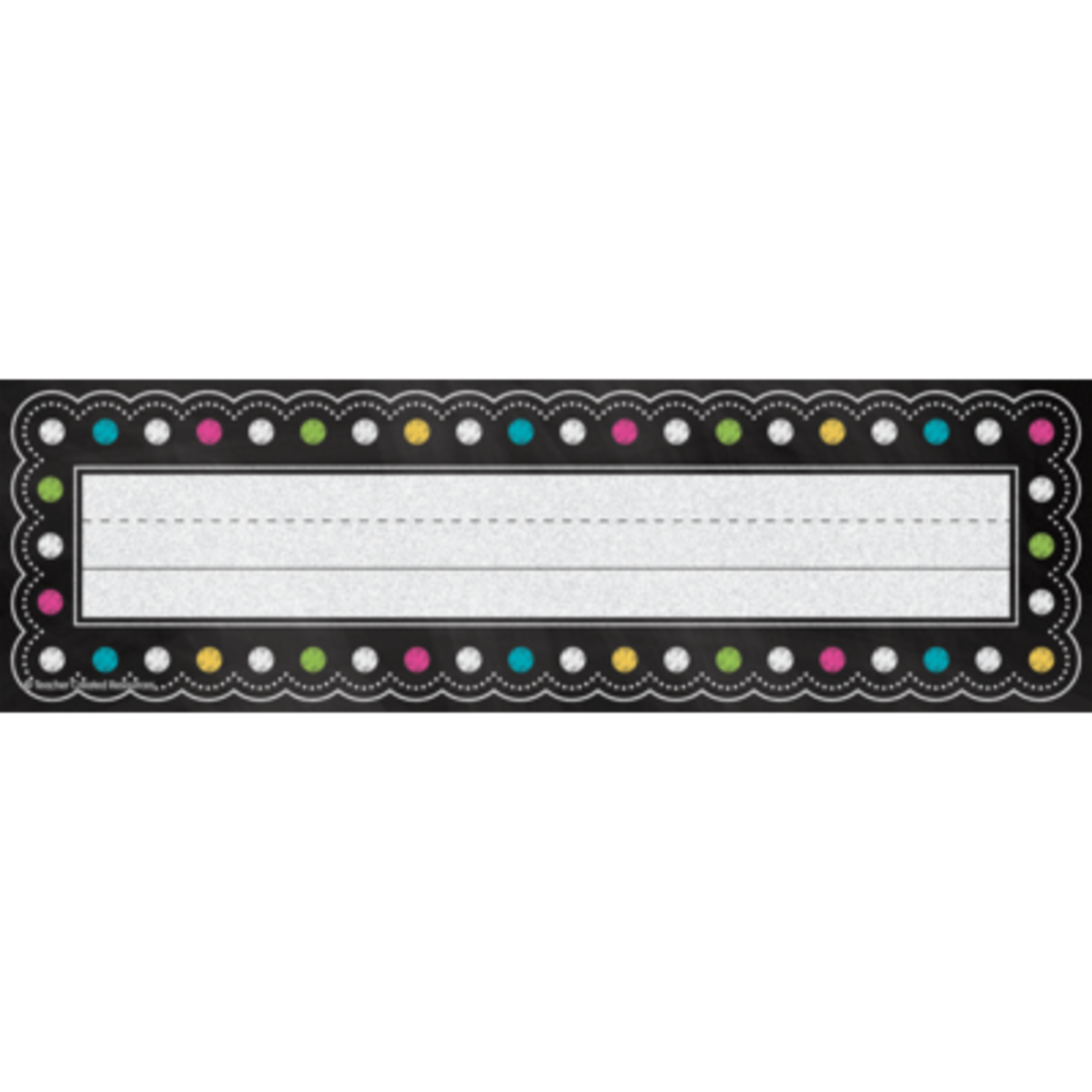 TEACHER CREATED RESOURCES Chalkboard Brights Flat Name Plates