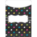 TEACHER CREATED RESOURCES Chalkboard Brights Library Pockets