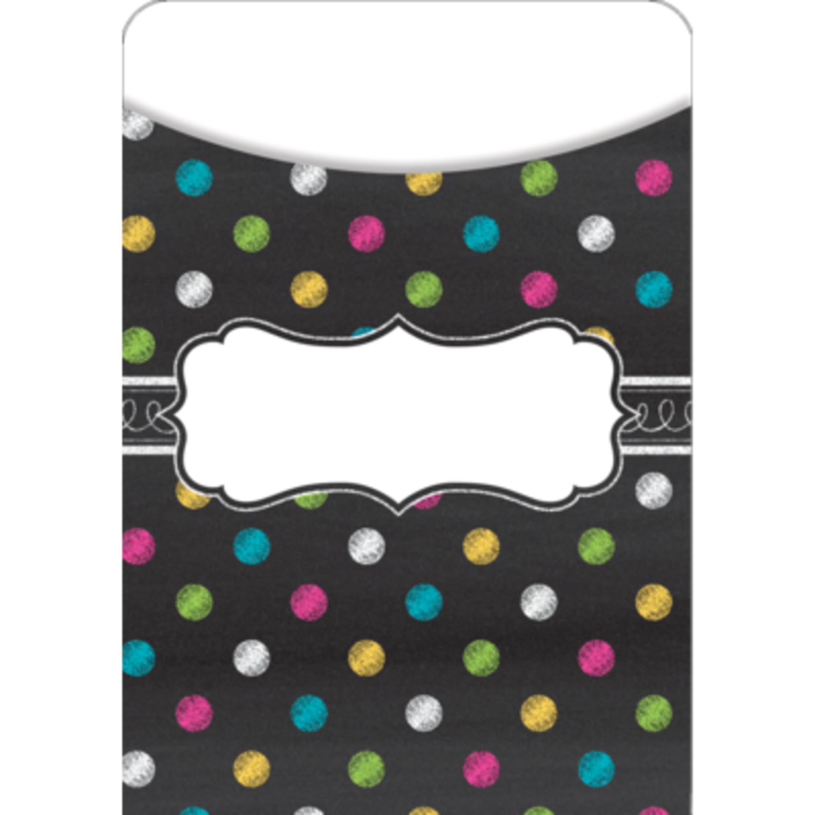 TEACHER CREATED RESOURCES Chalkboard Brights Library Pockets