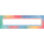 TEACHER CREATED RESOURCES Watercolor Flat Name Plates