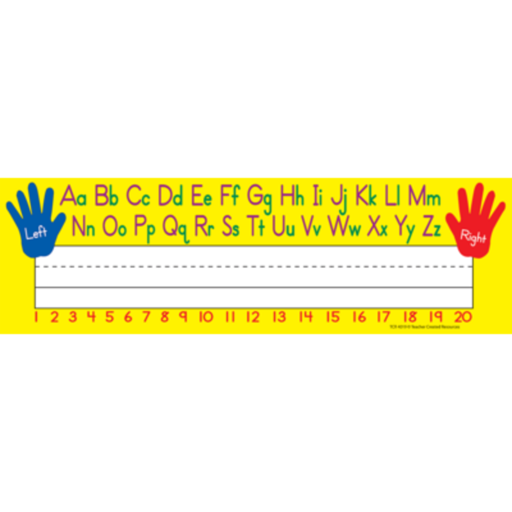TEACHER CREATED RESOURCES Left/Right Alphabet Flat Name Plates