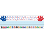 TEACHER CREATED RESOURCES Paw Prints Left/Right Alphabet Flat Name Plates