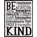 TEACHER CREATED RESOURCES Modern Farmhouse Be Kind Chart