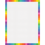 TEACHER CREATED RESOURCES Colorful Blank Write-On/Wipe-Off Chart