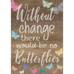 TEACHER CREATED RESOURCES Without Change There Would Be No Butterflies Positive Poster