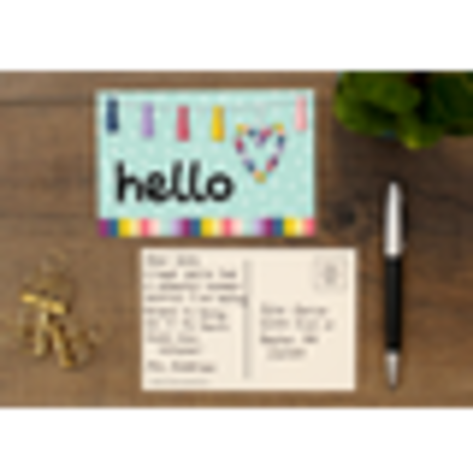 TEACHER CREATED RESOURCES Oh Happy Day Hello Postcards