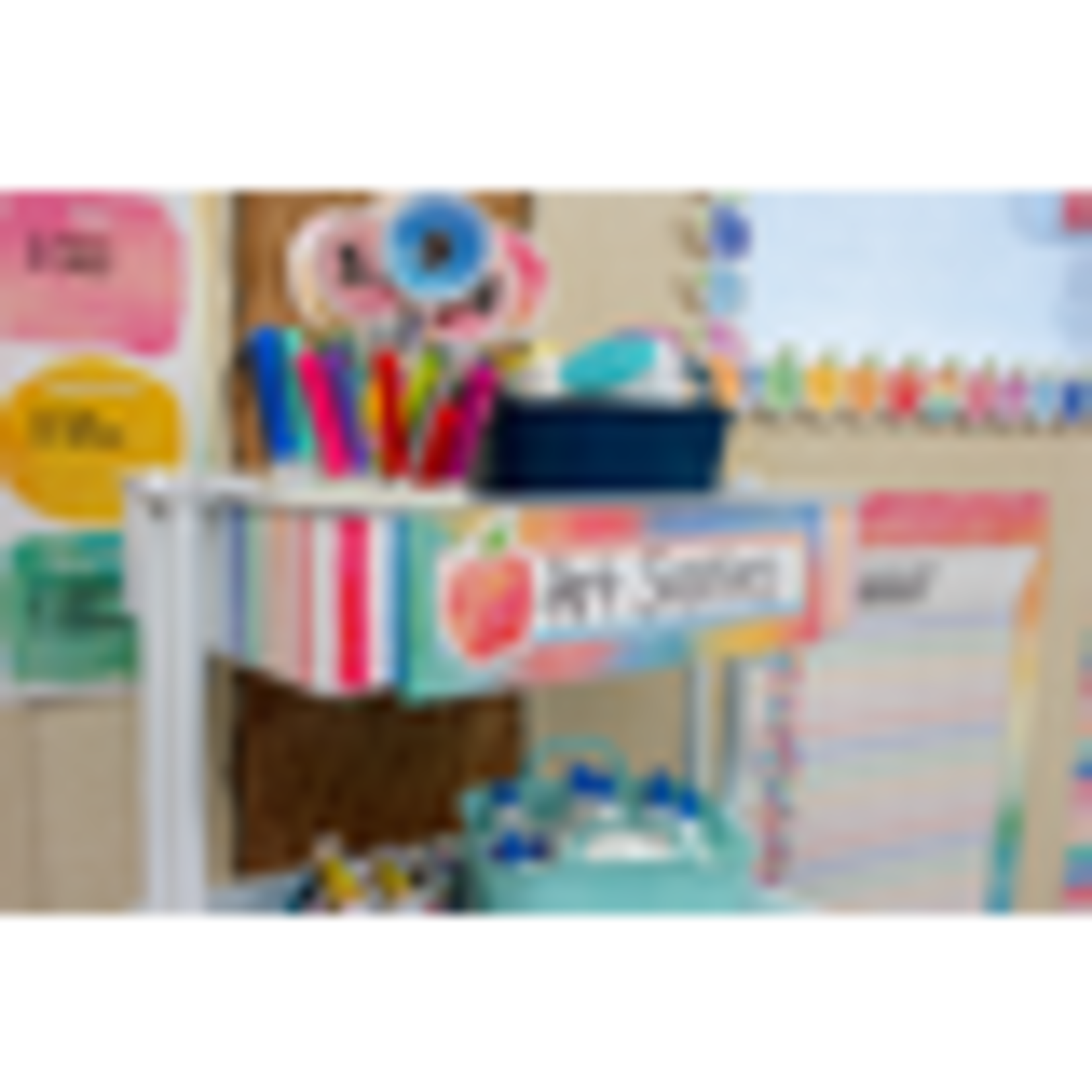 TEACHER CREATED RESOURCES Watercolor Flat Name Plates