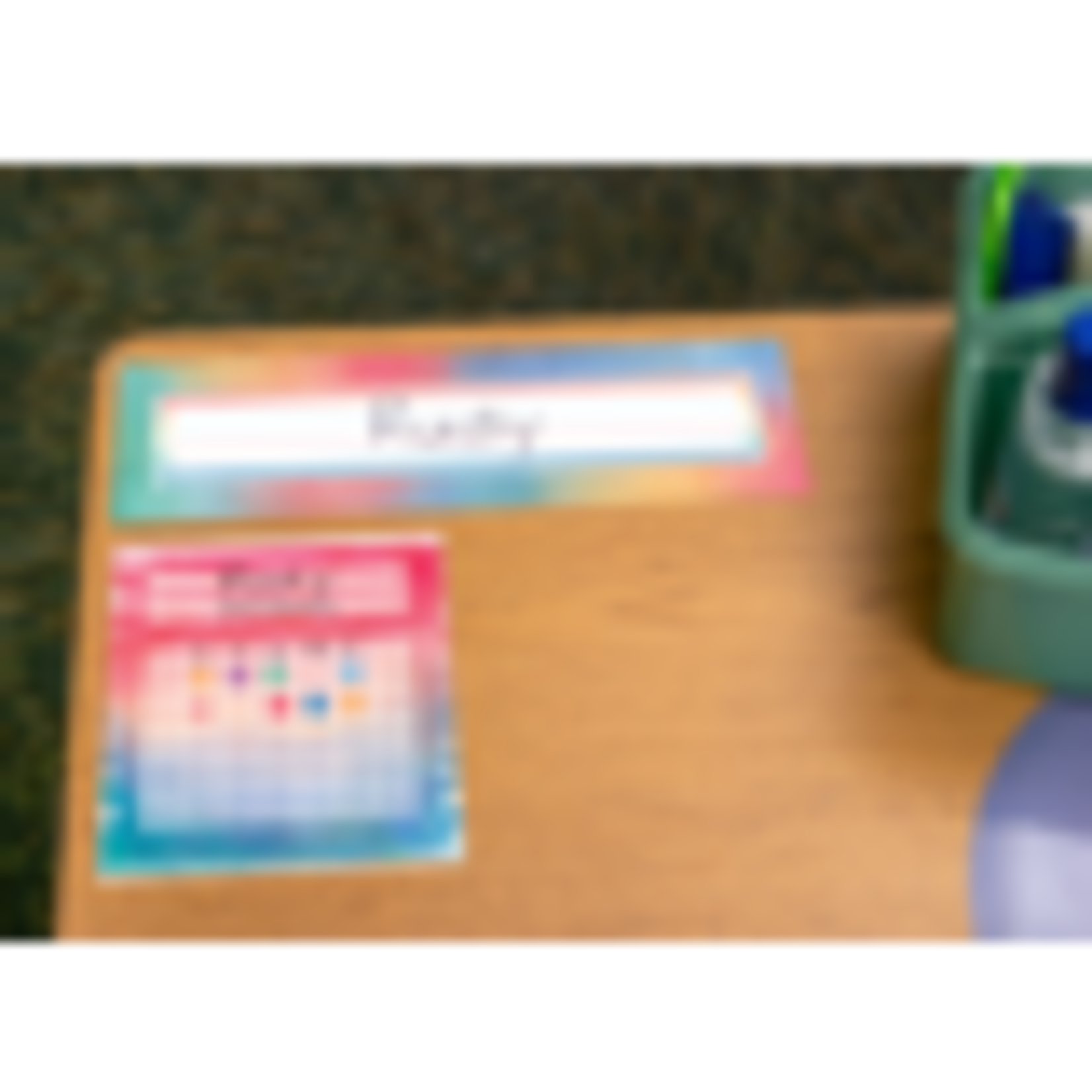 TEACHER CREATED RESOURCES Watercolor Flat Name Plates