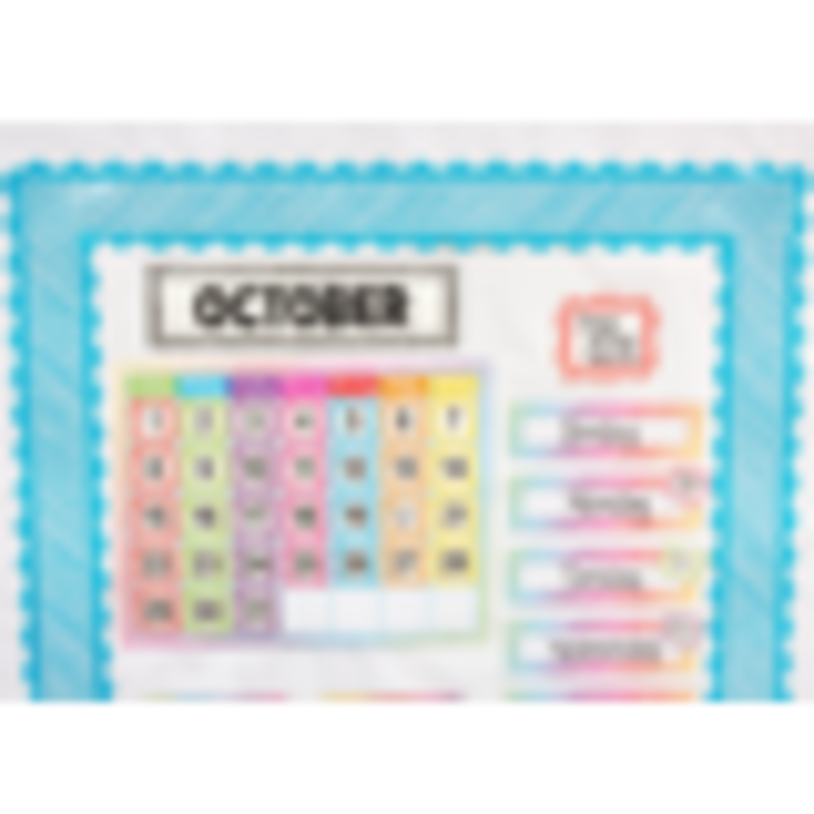 TEACHER CREATED RESOURCES Scribble Calendar Days